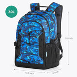 Camo Blue Backpack