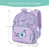 Butterfly Purple Toddler Backpack 12 Inch