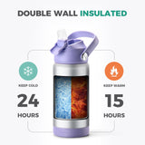 Mermaid Blue Water Bottle 18Oz