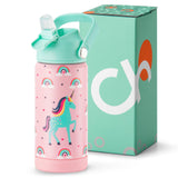 Unicorn Pink Water Bottle 14Oz
