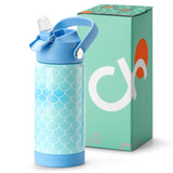 Mermaid Blue Water Bottle 18Oz