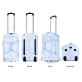 Fluids Blue Rolling Duffle Bag