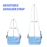 Gradient Blue Purple Teens Crossbody Purse
