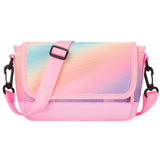 Gradient Colorful Pink Teens Crossbody Purse