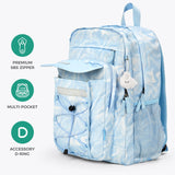 Solid Baby Blue Backpack