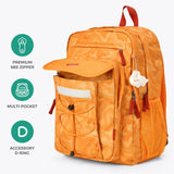Solid Orange Backpack