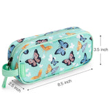 Butterfly Green Pencil Bag