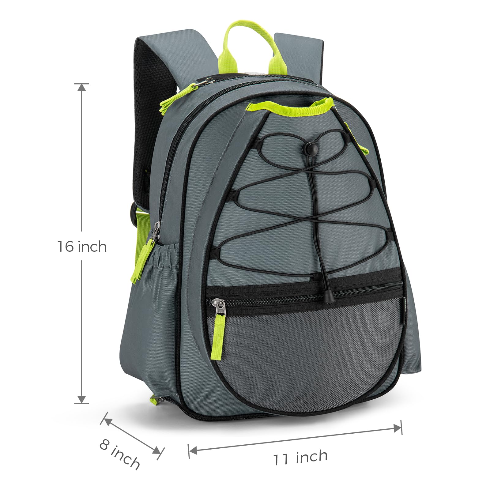 Solid Gray Tennis Bag