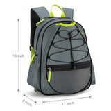 Solid Gray Tennis Bag