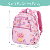Cat Pink Toddler Backpack 12 Inch