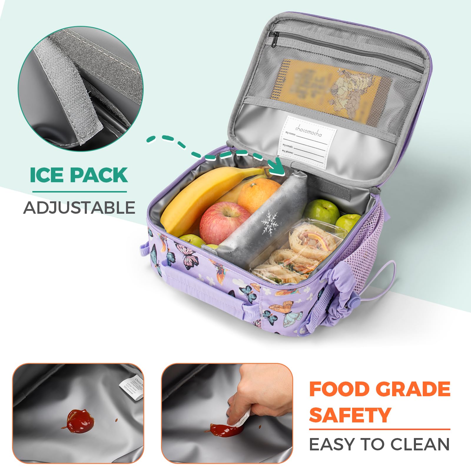 Laser Teal Lunch Box