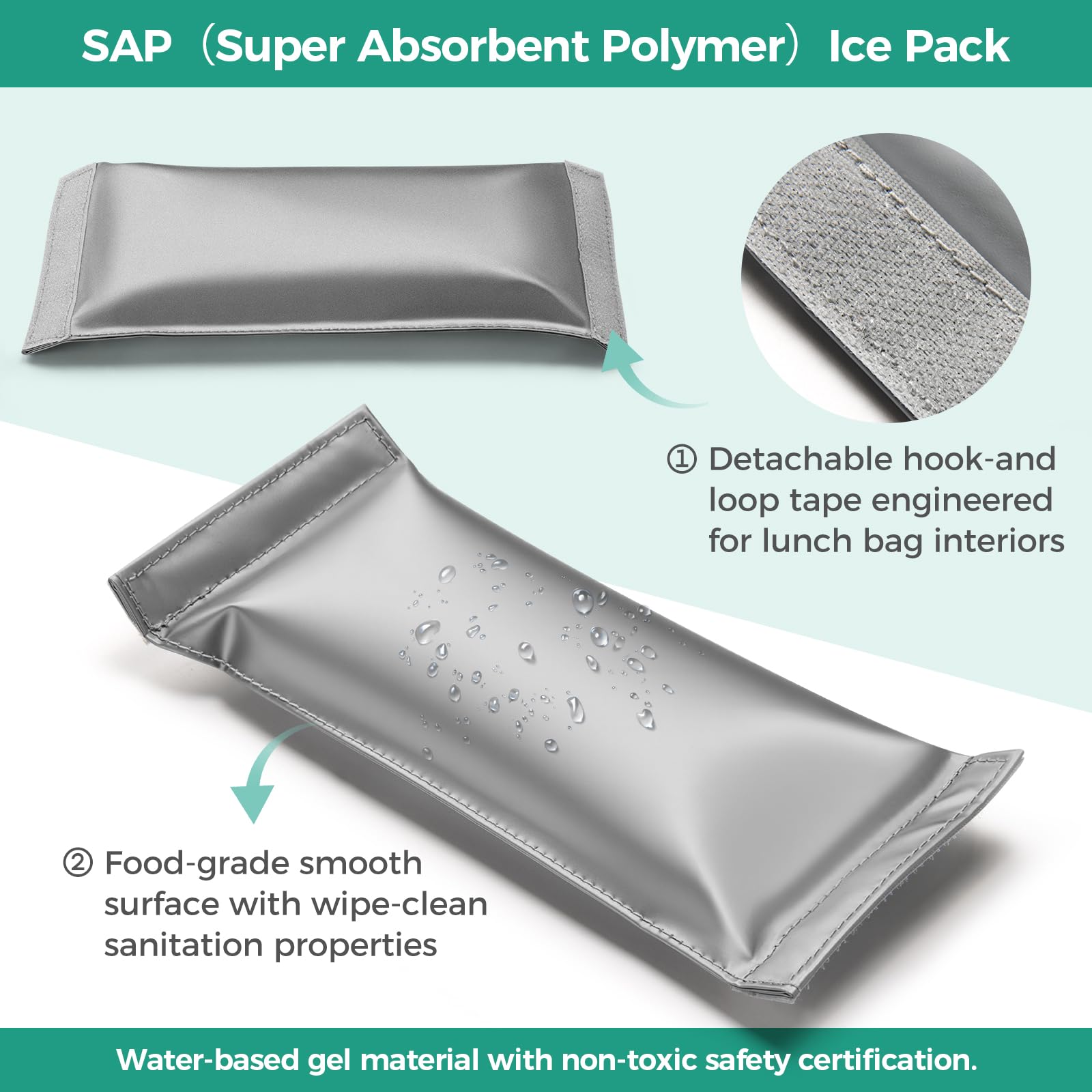 Laser Teal Lunch Box