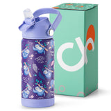 Sloth Purple Water Bottle 14Oz