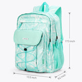 Solid Teal Green Backpack