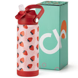 Strawberry Red Water Bottle 18Oz