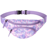 Tie Dye Purple Fanny Pack