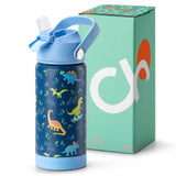 Dinosaur Blue Water Bottle 18Oz