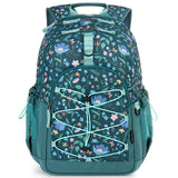 Floral Green Backpack 18 Inch