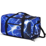 Lightning Blue Rolling Duffle Bag