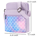 Mermaid Purple Crossbody Purse