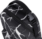 Geometry Black Portable Lunch Box