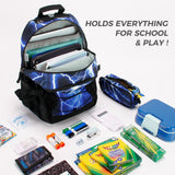 Lighting Blue Backpack 18Inch