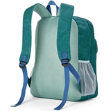 Solid Navy Green Backpack