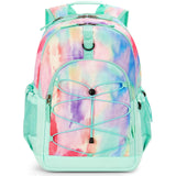 Tie Dye Teal Backpack 18Inch