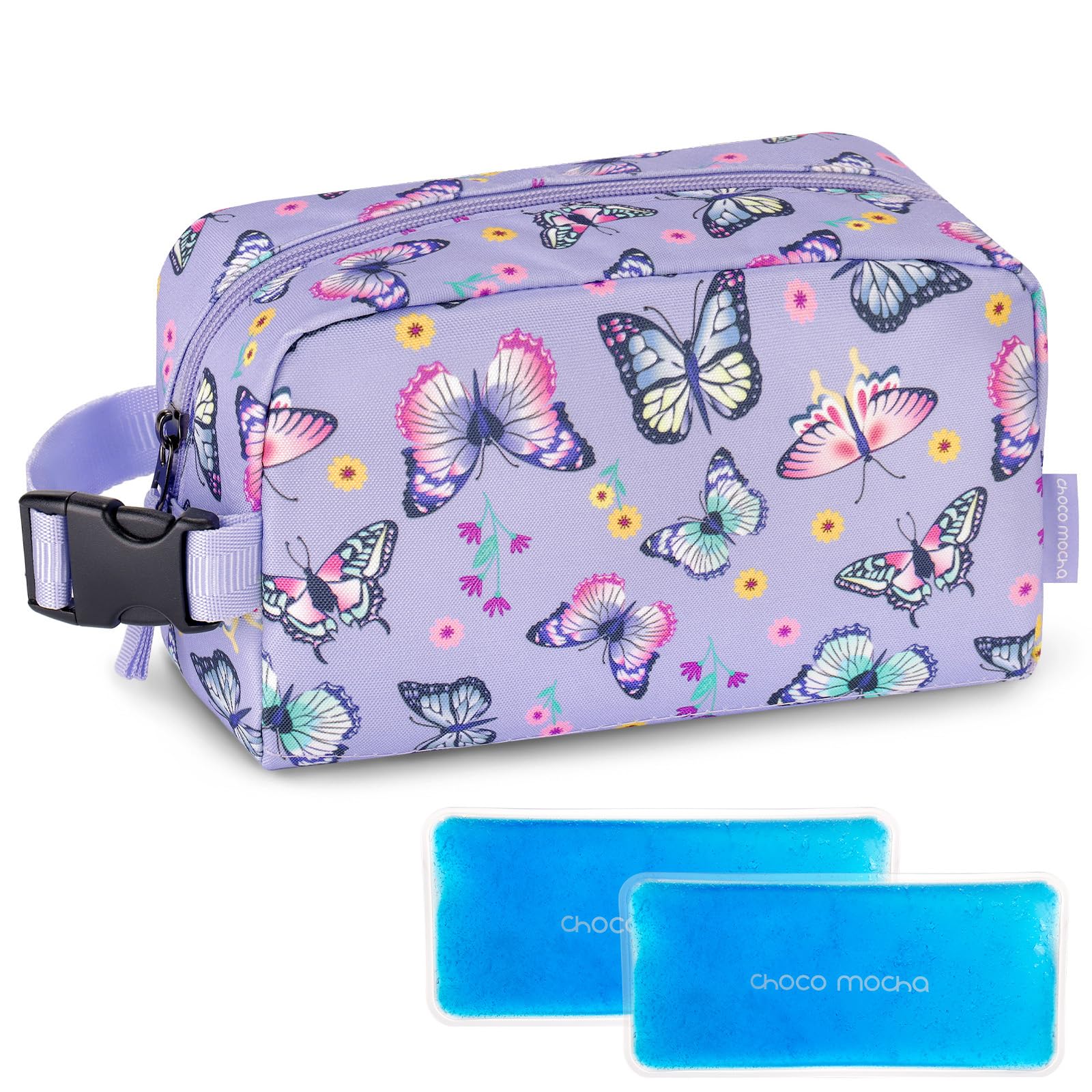 Butterfly Purple Cooler Bag