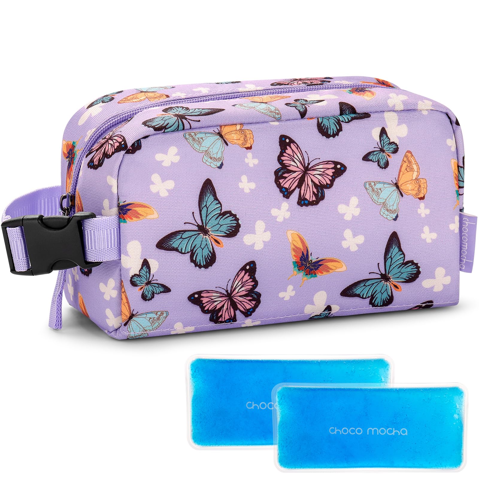 Butterfly Purple Cooler Bag