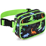 Dinosaur Black Toddler Fanny Pack