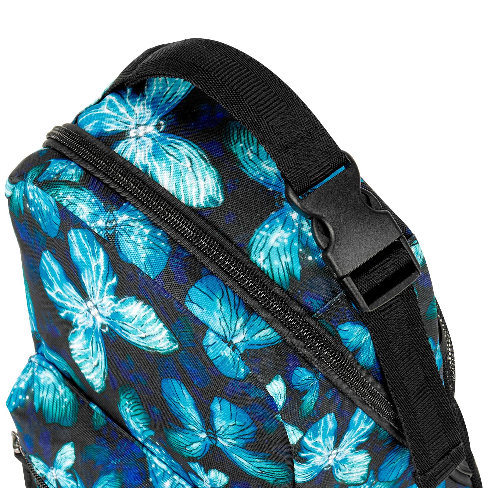 Butterfly Blue Portable Lunch Bag