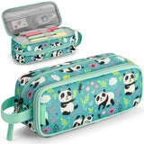 Panda Green Pencil Bag