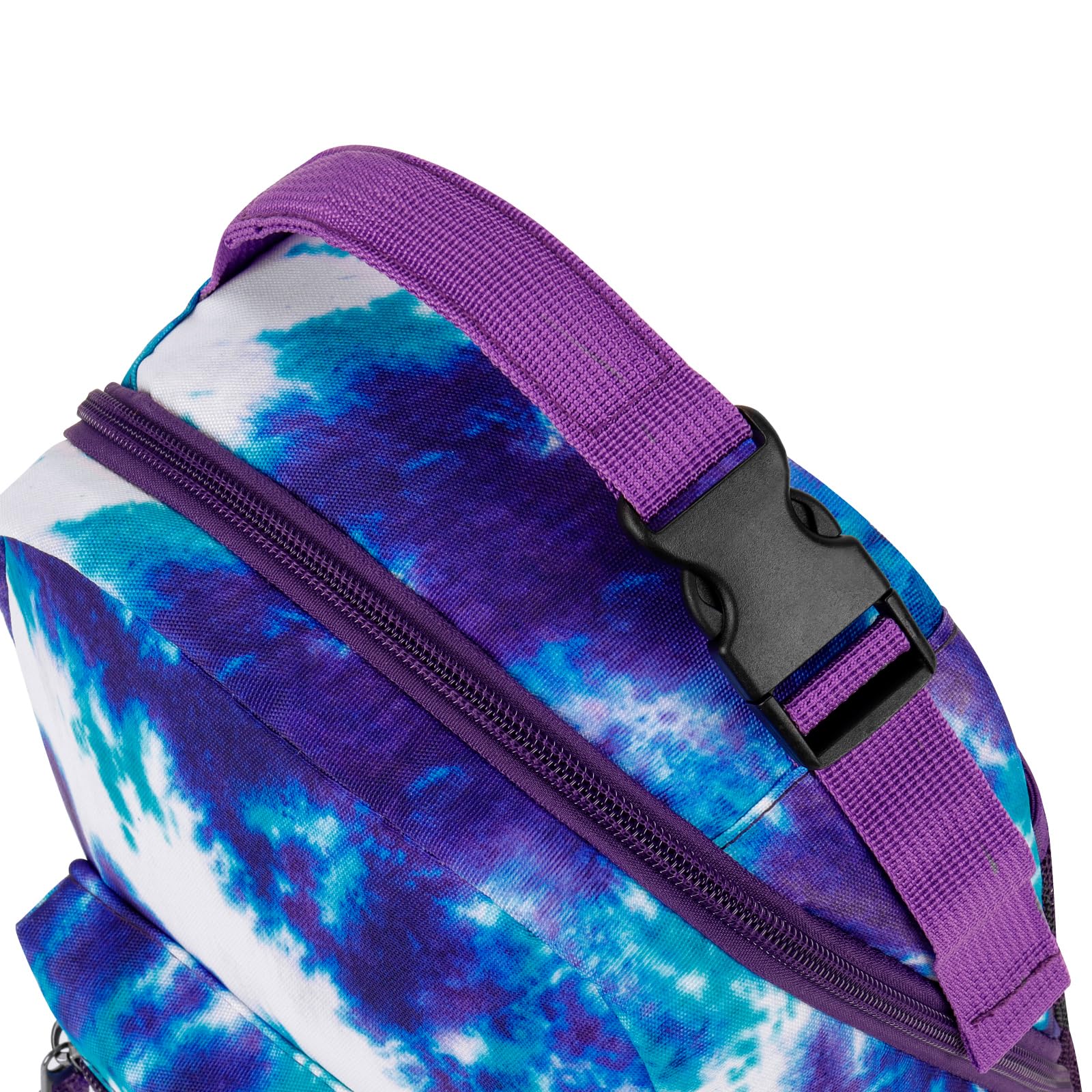 Tiy Dye Purple Portable Lunch Bag