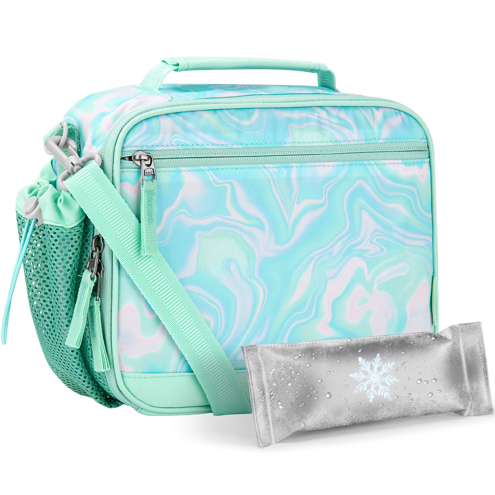 Laser Teal Lunch Box