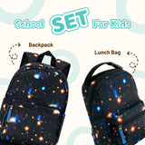 Galaxy Black Portable Lunch Bag