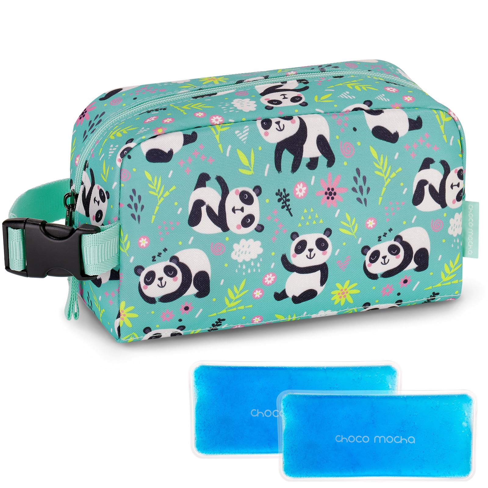Panda Green Cooler Bag