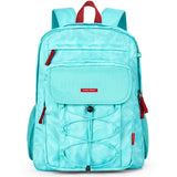 Solid Teal Blue Backpack