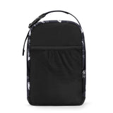 Geometry Black Portable Lunch Box