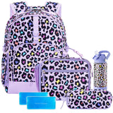 Leopard Purple Backpack