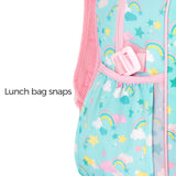 Rainbow Teal Backpack