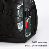 Geometric Black Backpack