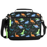Dinosaur Black Lunch Box
