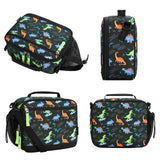 Dinosaur Black Lunch Box