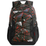 Geometric Gray Backpack