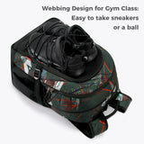 Geometric Gray Backpack