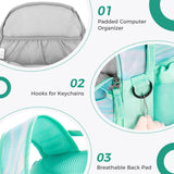 Laser Fluid Green Backpack