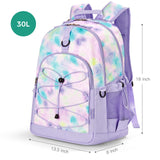 Tie Dye Swirl Blue Backpack