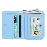 Blue-Purple Leather Wallet Choco Mocha