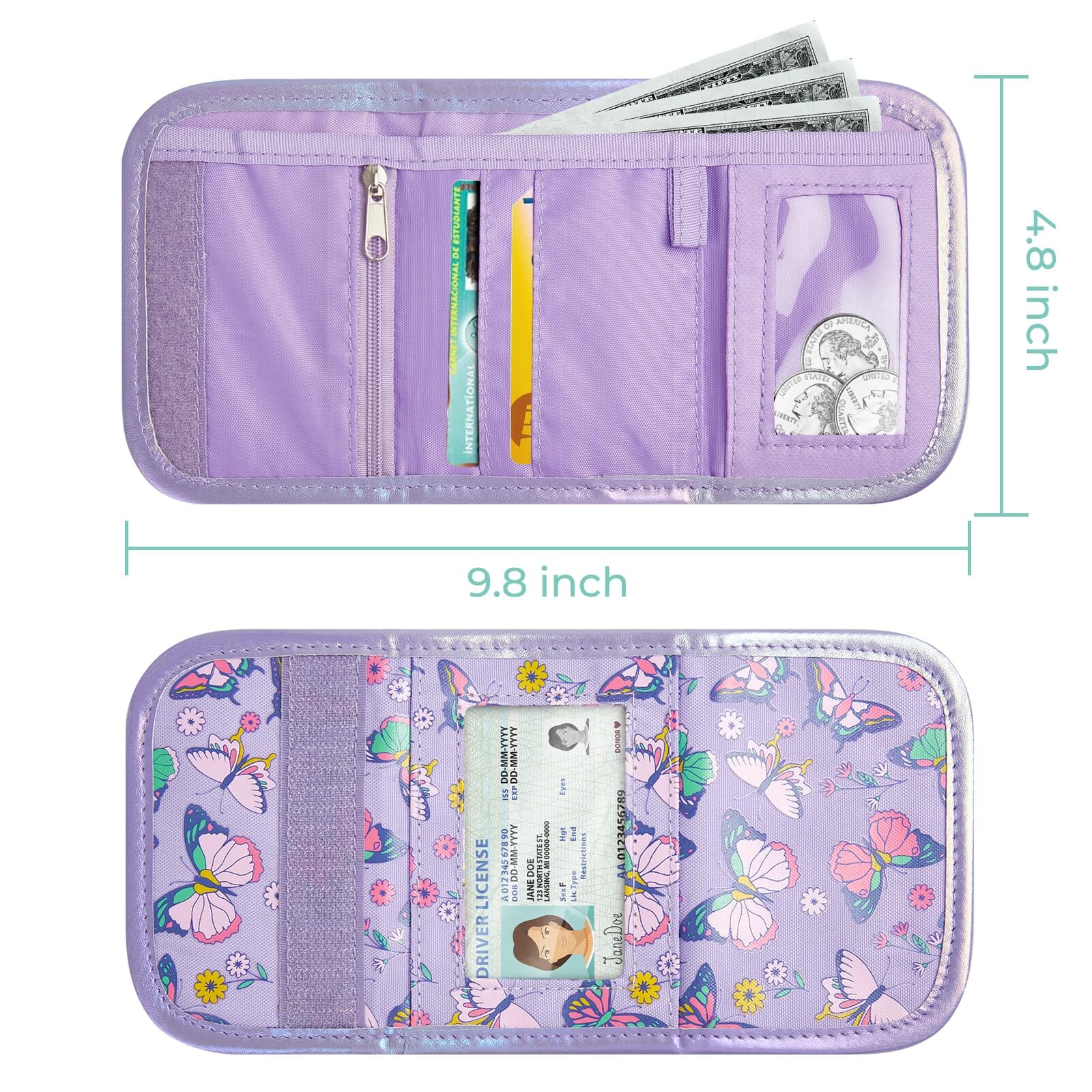 Butterfly-Purple DIY Wallet DIY Wallet Choco Mocha